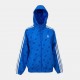 Adidas Originals Monogram Trefoil Hooded Jacket Μπλε /pre owned
